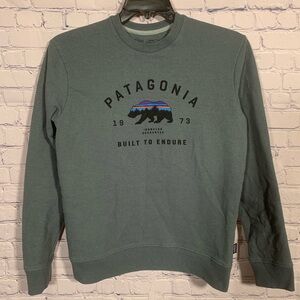 Patagonia Womens Uprisal Crewneck Pullover Sweatshirt Blue Sz XS Casual Outdoor